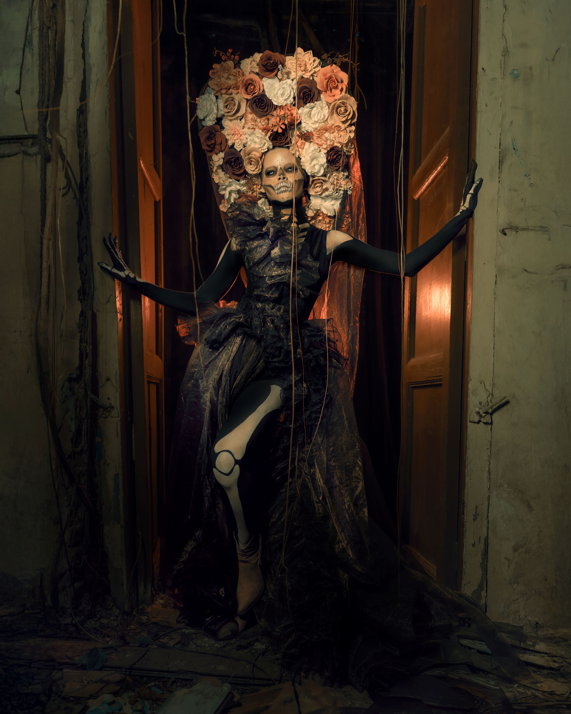 SESIÓN CATRINA DÍA DE MUERTOS FOTOGRAFÍA EDITORIAL ADRIEL CANCHÉ FOTÓGRAFO10